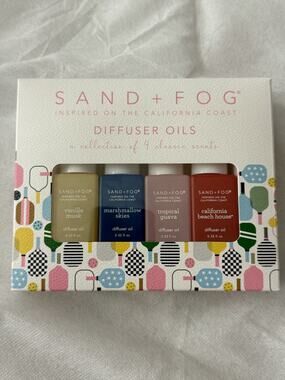 Sand + Fog Diffuser Oils Collection Four 0.33 fl oz classic scents NEW
